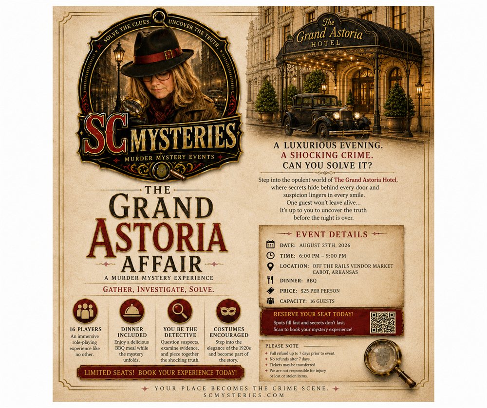 The Grand Astoria Affair brochure
